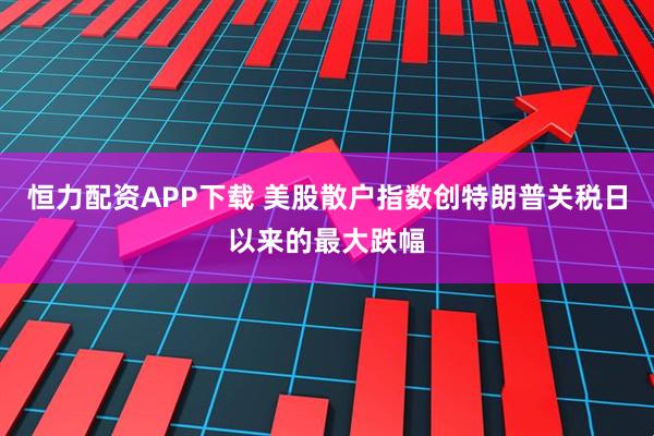 恒力配资APP下载 美股散户指数创特朗普关税日以来的最大跌幅