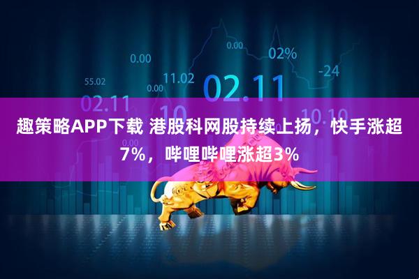 趣策略APP下载 港股科网股持续上扬，快手涨超7%，哔哩哔哩涨超3%
